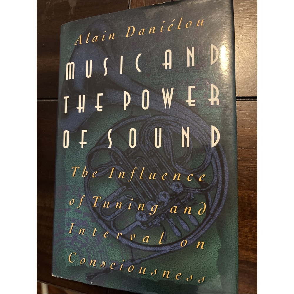 Music and the Power of Sound by Alain Danielou Hardcover (LIKE NEW)